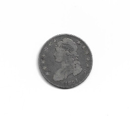 Zdjęcie oferty: 1834 USA 50 C "Capped Bust" Srebna Moneta