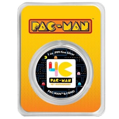 Zdjęcie oferty: Pac-Man 40 rocznica 2020 + kolor 1oz srebra AG