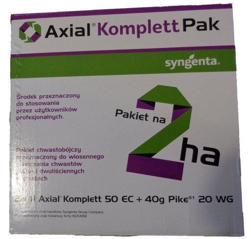 Zdjęcie oferty: AXIAL KOMPLETT PAK na 2ha (2x1L + 1x40g) Syngenta