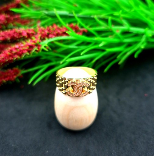 Zdjęcie oferty: Złoty pierścionek Chanel 585 rozmiar 17 NOWY