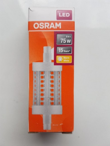 Zdjęcie oferty: Żarnik LED R7s żarówka OSRAM 8W 75W 1055 lm 78 mm