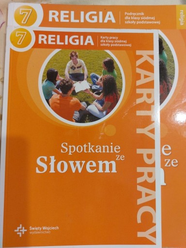 Zdjęcie oferty: Religia 7 komplet podręcznik + karty pracy