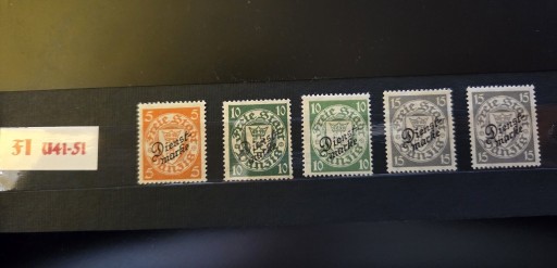 Zdjęcie oferty: Wolne Miasto Gdańsk - Fi U 41-51 czyste