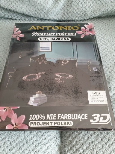 Zdjęcie oferty: Komplet pościeli antonio 3D 160x200 wzór 693