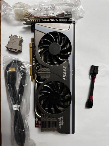 Zdjęcie oferty: MSI GTX 580 TWIN FROZR II 3gb DDR5-karta graficzna