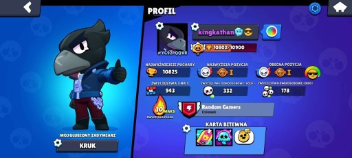 Zdjęcie oferty: 22. Konto Brawl Stars 11k | 46 Postaci | 20 Skinów