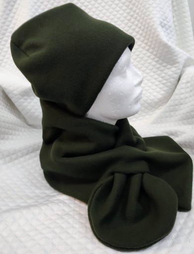 Zdjęcie oferty: Czapka szalik komplet zimowy damski Polar zielony 