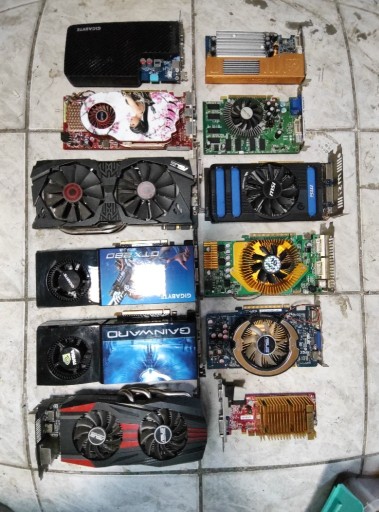 Zdjęcie oferty: Karty graficzne PCI-E – różne modele, wszystkie sprawdzone