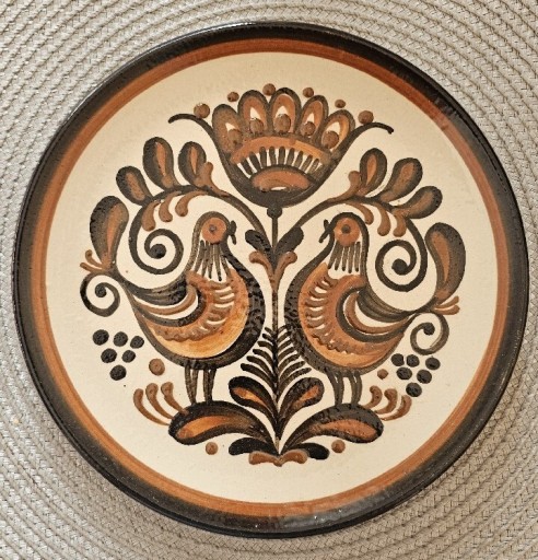 Zdjęcie oferty: Sliczny talerz ozdobny z dawnego NRD 20,5cm