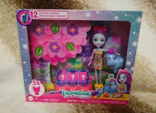 Zdjęcie oferty: Lalka Enchantimals z hipopotamem Mattel HNW97