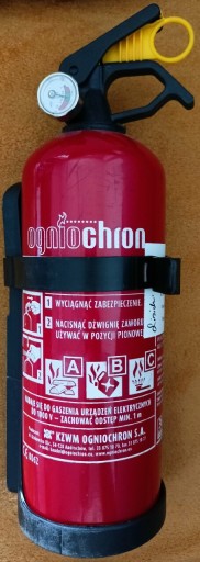 Zdjęcie oferty: Gaśnica proszkowa 1 kg ABC z manometrem Ogniochron