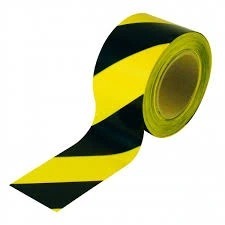 Zdjęcie oferty: Taśma ostrzegawcza 80mm 100m - żółto-czarna