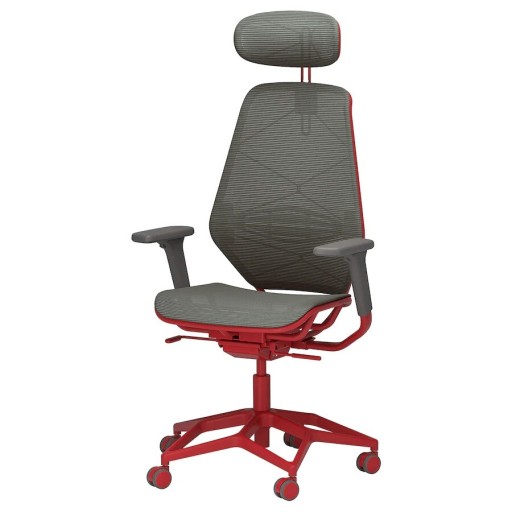 Zdjęcie oferty: Fotel gamingowy Ikea Styrspel szaro-czerwony nowy