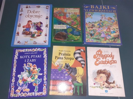 Zdjęcie oferty: Zestaw książek dla dzieci Bajki, Franklin, Szop