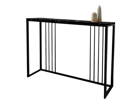 Zdjęcie oferty: Konsola loft, nowoczesna 100x26x91,8 marmur black 