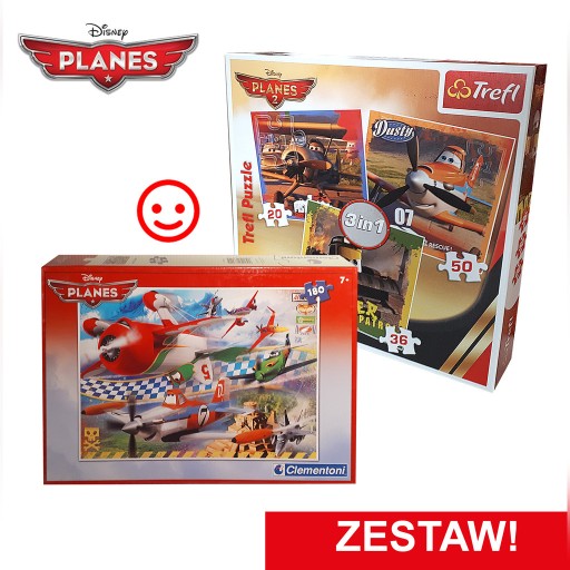 Zdjęcie oferty: Puzzle Disney PLANES - ZESTAW!