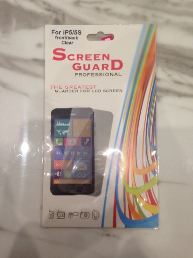 Zdjęcie oferty: Folia Screen Guard na ekran i tył iPhone 5 5S