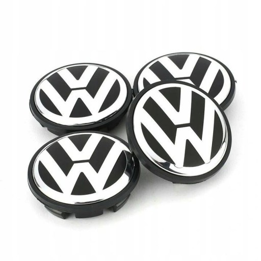 Zdjęcie oferty: Nowe dekielki do felg kapselki zaślepki 4x 65mm Volkswagen VW!