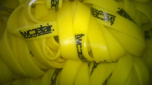 Zdjęcie oferty: Opaski silikonowe z dowolnym nadrukiem 100 szt. - ekspres