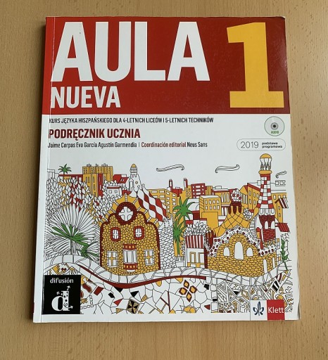 Zdjęcie oferty: Aula Nueva 1 podręcznik z płytą CD