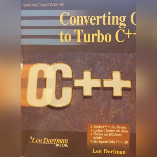 Zdjęcie oferty: Converting C to Turbo C++ - Len Dorfman