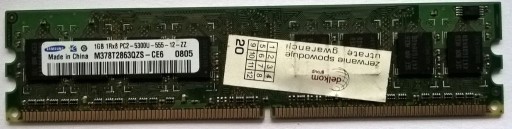 Zdjęcie oferty: Pamięć RAM, SAMSUNG   DDR2 - 1GB - 5300