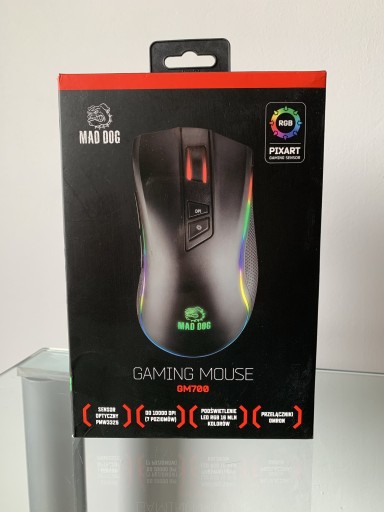 Zdjęcie oferty: Mysz gamingowa Mad Dog GM700 8000 DPI RGB