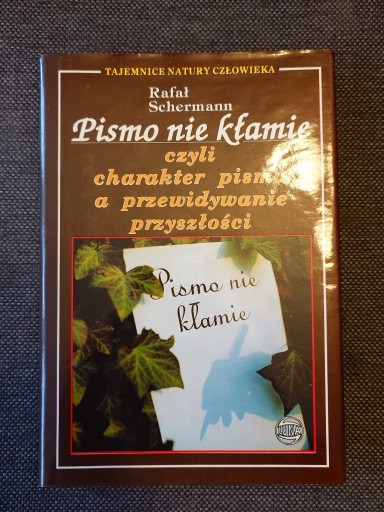 Zdjęcie oferty: RAFAŁ SCHERMANN - PISMO NIE KŁAMIE