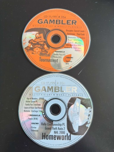 Zdjęcie oferty: Gambler CD 11/99 #35a #35b