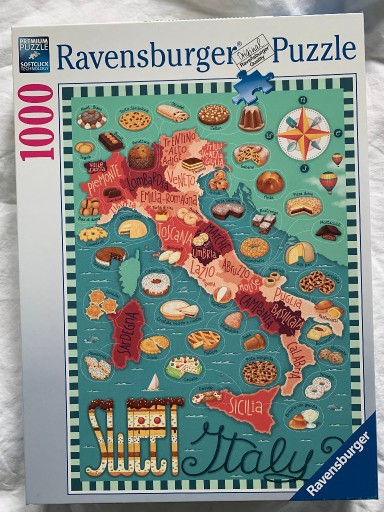 Zdjęcie oferty: Puzzle Ravensburger Mapa Włoch Sweet Italy