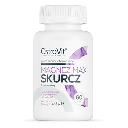 Zdjęcie oferty: OstroVit Magnez Max Skurcz 60 tabletek