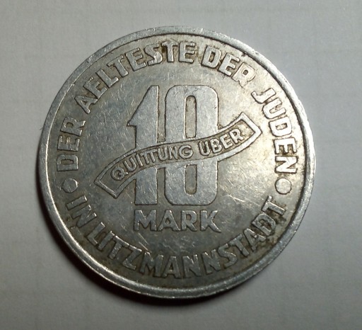 Zdjęcie oferty: Getto, 10 marek 1943, Aluminium, GDA2/1 stan 2-
