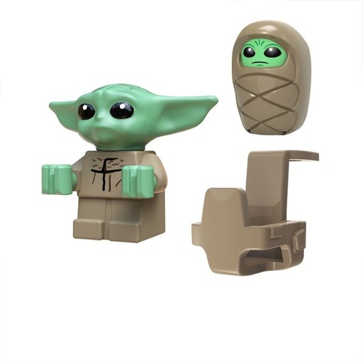 Zdjęcie oferty: Lego Star Wars minifigurka Grogu + nosidełko