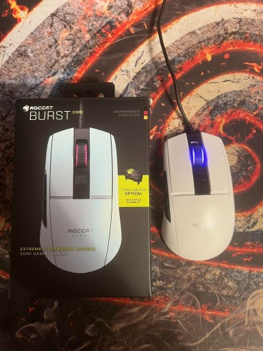Zdjęcie oferty: Mysz ROCCAT Burst Core Aimo Biały