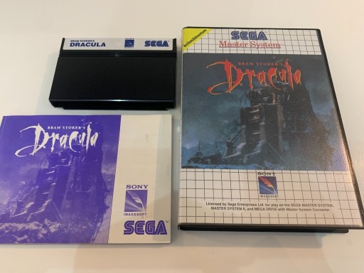 Zdjęcie oferty: Sega Master System Bram Stokers Dracula Gra Kartri