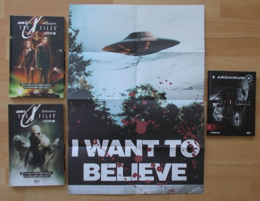 Zdjęcie oferty: 2xKomiks Z ARCHIWUM X I Want To Believe plakat DVD