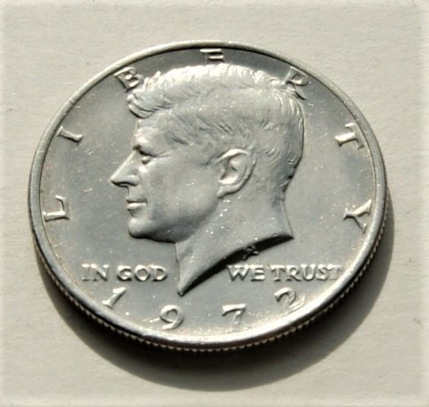 Zdjęcie oferty: 1/2 dolar 1972 half dollar Kennedy Stan!!