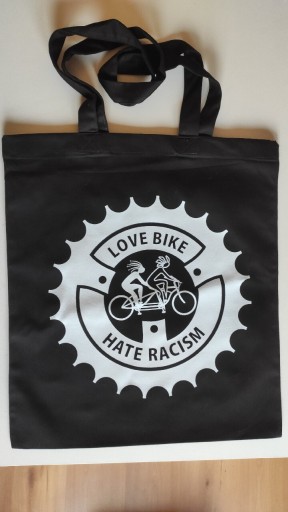 Zdjęcie oferty: Torba love bike hate racism