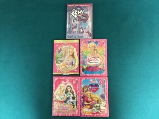 Zdjęcie oferty: Zestaw 4 bajek Barbie + My Little Pony, polecam!