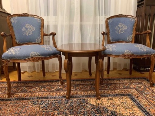 Zdjęcie oferty: Fotel fotele stół stolik komplet kawowy Rad-Pol