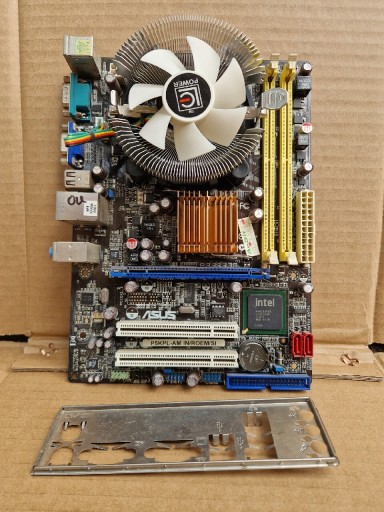 Zdjęcie oferty: Płyta ASUS P5KPL-AM IN/ROEM/SI + p4 3,2 + cooler s.775
