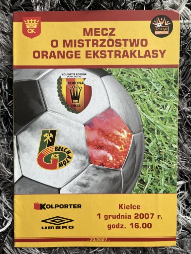 Zdjęcie oferty: Program meczowy Korona Kielce - GKS Bełchatów