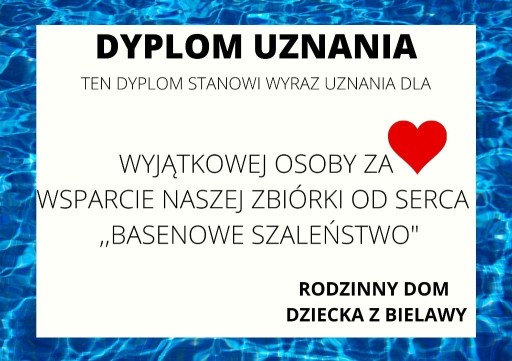 Zdjęcie oferty: Dyplom uznania