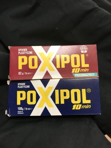 Zdjęcie oferty:  2 x  Poxipol  70 ml szary i bezbarwny