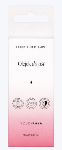 Zdjęcie oferty: Your Kaya Cherry Glow Wegański olejek do ust nowy 