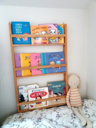 Zdjęcie oferty: Regał montessori na książki dla dzieci. Drewno!