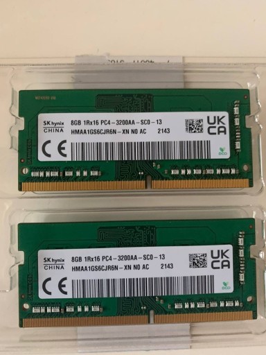 Zdjęcie oferty: Pamięć RAM SK Hynix PC4 16 GB (2x8) DDR4 3200Mhz d