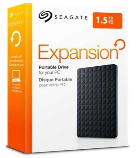 Zdjęcie oferty: Dysk SEAGATE Expansion Portable 1.5TB HDD Czarny