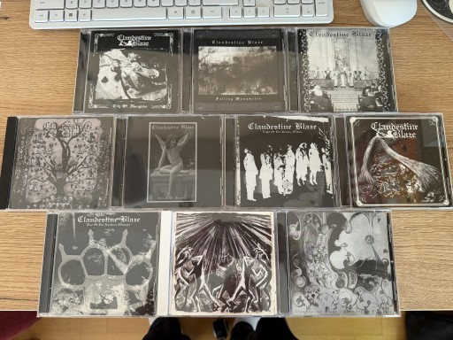 Zdjęcie oferty: Clandestine Blaze 10cd. Satanic warmaster