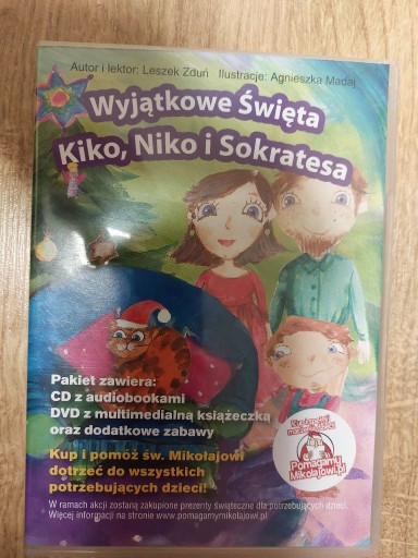 Zdjęcie oferty: Wyjątkowe Święta Kiko, Niko i Sokratesa DVD + CD